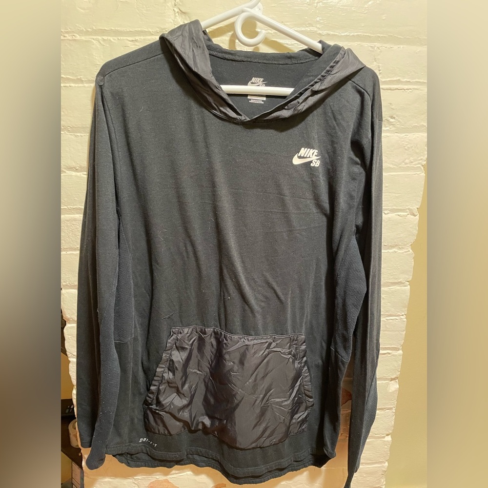 Women’s Nike trench hoodie xl black